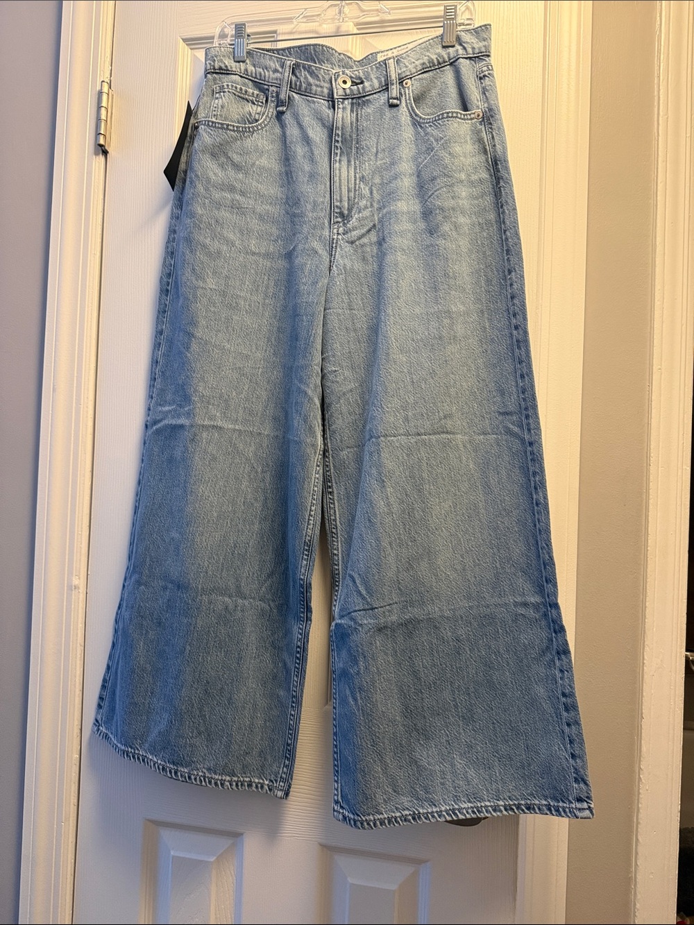 Brand New Rag & Bone The Serena High Rise Crop Wide Leg Jeans Size 29 Buchanan